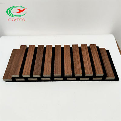 Calidad  Ceiling Laminated Sound Acoustic Panel Multipurpose Wood Veneer fábrica