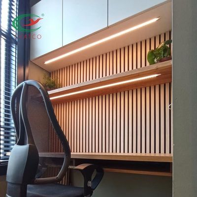 Los paneles de madera acústicos a prueba de humedad del MDF para insípido fonoabsorbente de las paredes