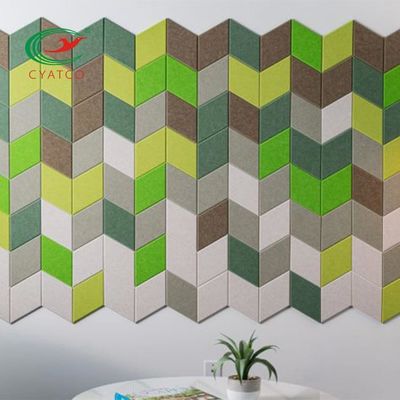 El sonido acústico reciclado de la pared teja el establo a prueba de humedad decorativo