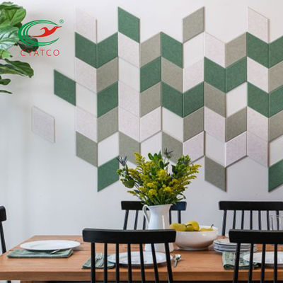 Tejas acústicas multicoloras decorativas para la insonorización no tóxica