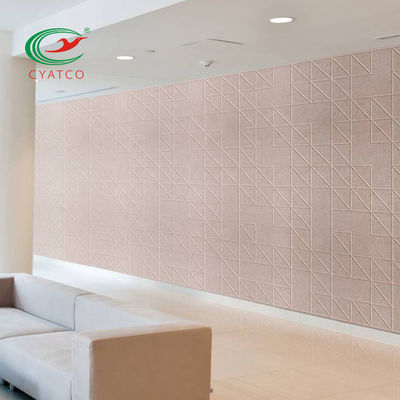 Los paneles de pared sentidos 9m m del grueso ACARICIAR ignífugo insonoro para la oficina