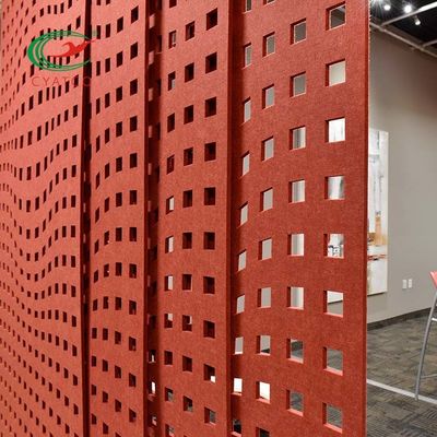 Los bafles colgantes de los sonidos de la oficina práctica, reciclados perforaron los paneles de la absorción de sonido