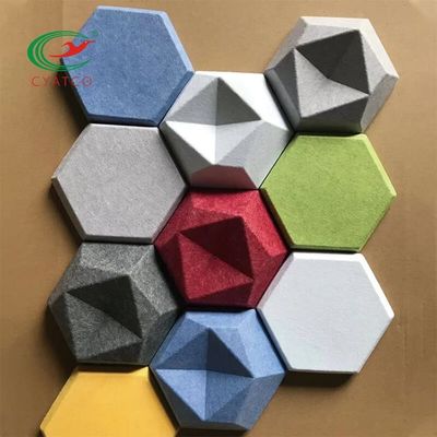 La pared acústica de los paneles de techo del hexágono de Multiscene teja inodoro no tóxico