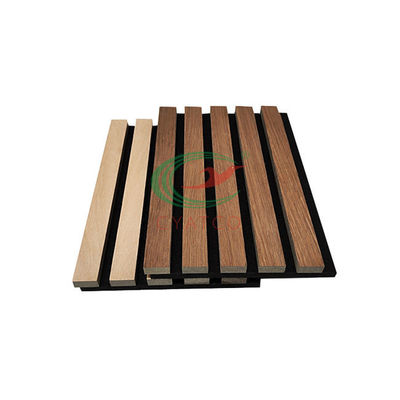 Los paneles de pared acústicos de madera de Mildewproof, revestimiento de madera de madera de Multiscene insonoro