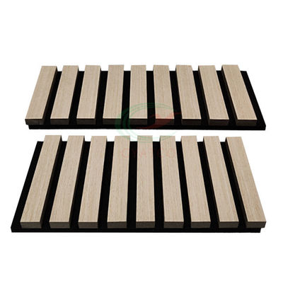 Los paneles de pared acústicos de madera de Mildewproof, revestimiento de madera de madera de Multiscene insonoro