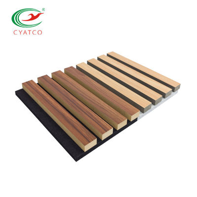 El panel acústico de madera multiusos, tablero de madera de la prueba inofensiva de los sonidos