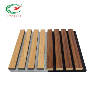 Roble natural sano práctico del panel acústico de Slatwall para el techo
