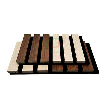 Los paneles de pared de madera acústicos del roble de la oficina, los paneles de madera de aislamiento sano de Multiscene