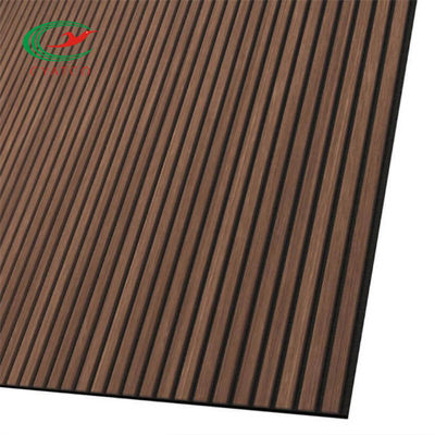 Los paneles de madera acústicos inofensivos no tóxicos del listón, listones acústicos ignífugos del techo