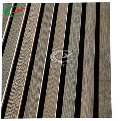 Los paneles de techo de madera acústicos fonoabsorbentes ignifugan inofensivo
