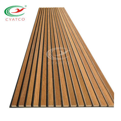 Los paneles de pared acústicos de madera sólidos del OEM Mildewproof Eco amistoso