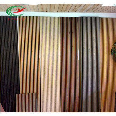 Insonoro insípido de madera acústico de los paneles de pared de Multiscene 3D