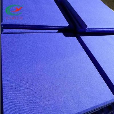 Reducción del nivel de ruidos inodora interior durable del panel acústico de la tela