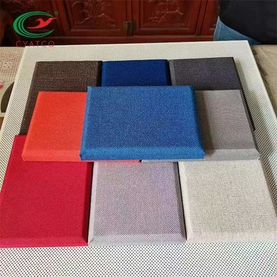 Reducción del nivel de ruidos inodora interior durable del panel acústico de la tela