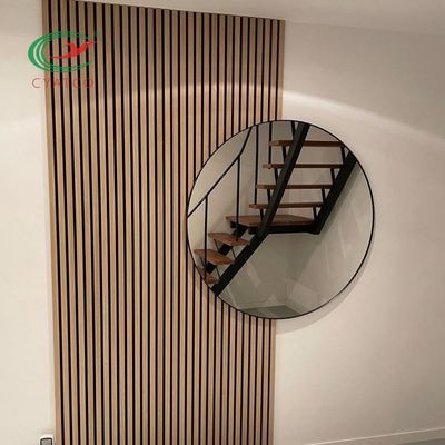 Los paneles de madera acústicos a prueba de humedad del MDF para insípido fonoabsorbente de las paredes