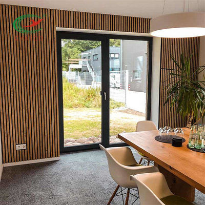 Práctico multiusos de madera del panel de pared del listón del MDF de la nuez para la oficina