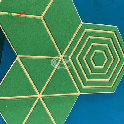La pared sentida no tóxica grabada artesona la absorción sana para la sala de conferencias interior