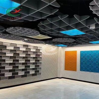 Los paneles de techo acústicos del ANIMAL DOMÉSTICO reciclable Eco amistoso para la decoración interior