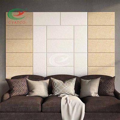 Panel de pared de feltro retardante del fuego acústico multipropósito