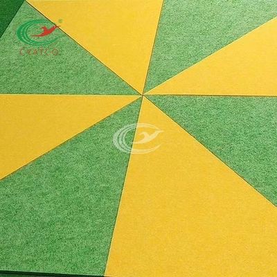 El sonido acústico reciclado de la pared teja el establo a prueba de humedad decorativo
