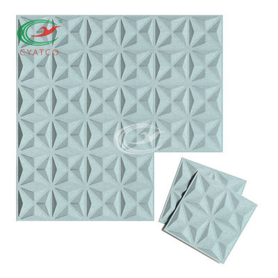 3D inofensivo estable Diamond Wall Panels, hojas audios multicoloras de la absorción