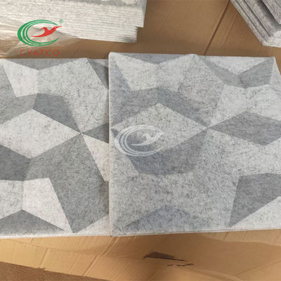 3D inofensivo estable Diamond Wall Panels, hojas audios multicoloras de la absorción