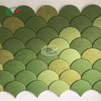 El panel inodoro práctico de la fibra de poliéster, textura acústica del tablero de Mildewproof