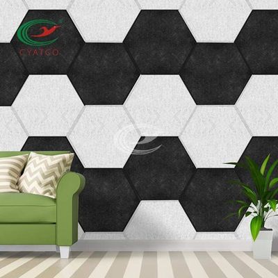 Panel de pared acústico moderno de polímero reciclado clase A ASTM E84 40+ colores
