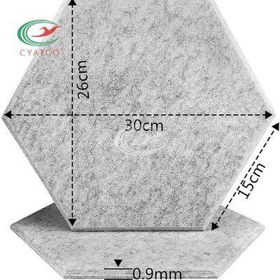 Los paneles de techo sentidos poliéster del hexágono, tejas acústicas hexagonales de la pared del restaurante