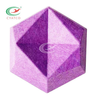 Artículo de los paneles acústicos del hexágono de la fibra de poliéster 3D para Music Room