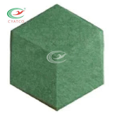 tejas ligeras de los sonidos del hexágono 3D, los paneles de pared acústicos hexagonales inodoros