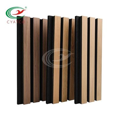 El techo acústico de los paneles de pared de la alta durabilidad montó el panel de madera resistente al fuego
