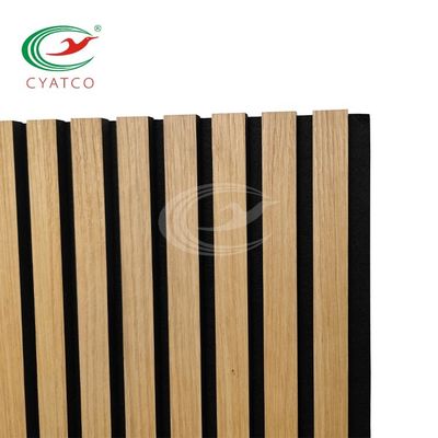 Panel de pared 3D de madera de pizarra multifuncional único de pared con flauta Panel de interior de pared de madera de grano