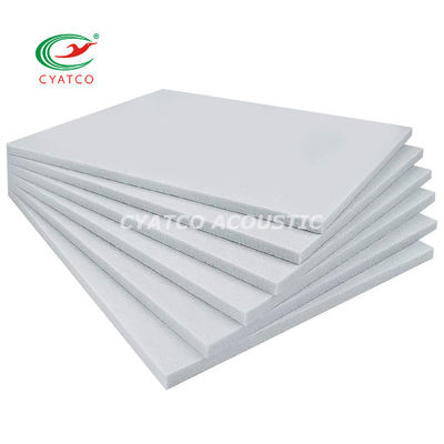 10 paquetes de paneles acústicos de fibra de poliéter blanco de 18 mm para decoración de paredes