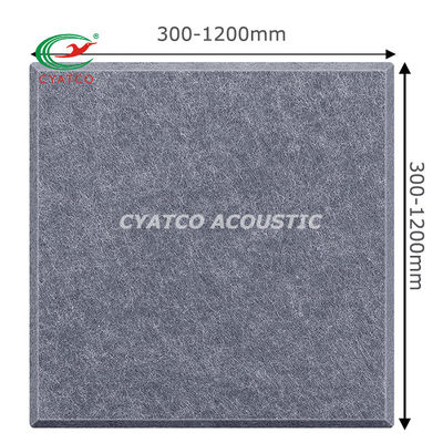 CYATCO 12 &quot;X 12&quot; Panel de pared de fibra cuadrada Panel de espuma a prueba de sonido fácil de cortar tamaño