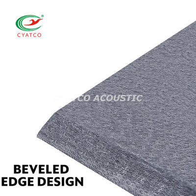 CYATCO 12 &quot;X 12&quot; Panel de pared de fibra cuadrada Panel de espuma a prueba de sonido fácil de cortar tamaño