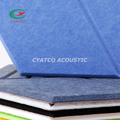 Autoadhesivo Hexágono paneles de absorción de sonido inodoros acolchado a prueba de sonido